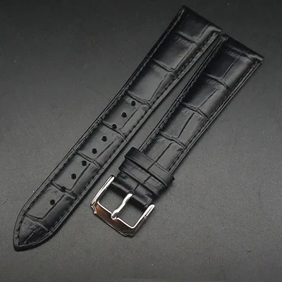 CROCODILE PATTERN GENUINE LEATHER WATCH STRAP 0108BS